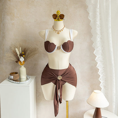 Three-Way One-Piece Swimsuit