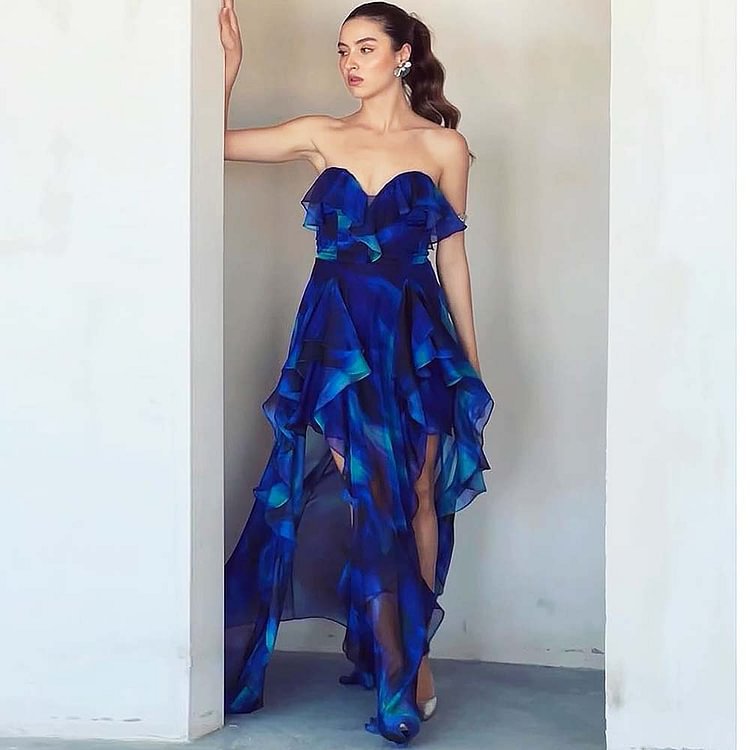 Ruffle One-Piece Swimsuit