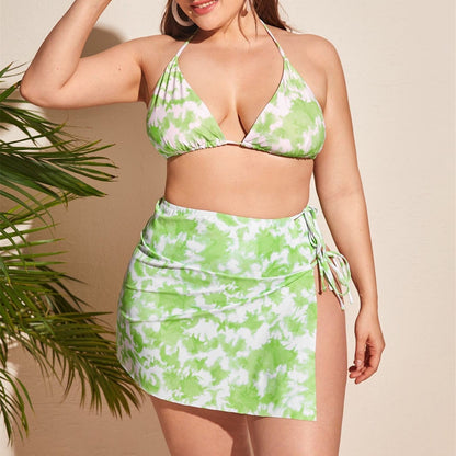 Three-Piece One-Piece Swimsuit