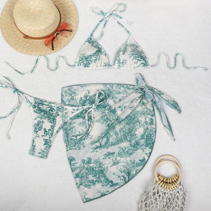 Print One-Piece Swimsuit