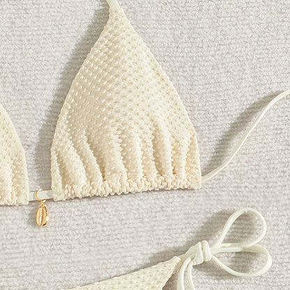 Solid Bikini Set