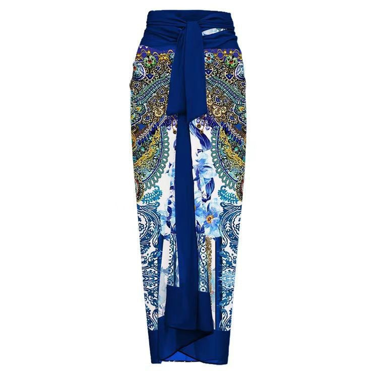 Two-Way Print One-Piece Swimsuit