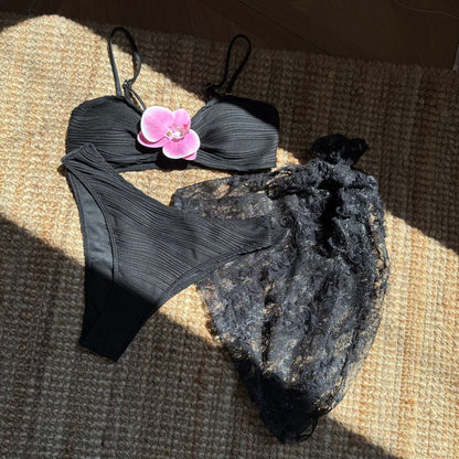 Solid Bikini Set