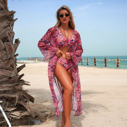Slit One-Piece Swimsuit
