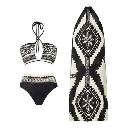Print One-Piece Swimsuit