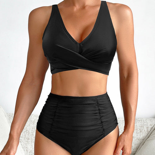 Solid One-Piece Swimsuit