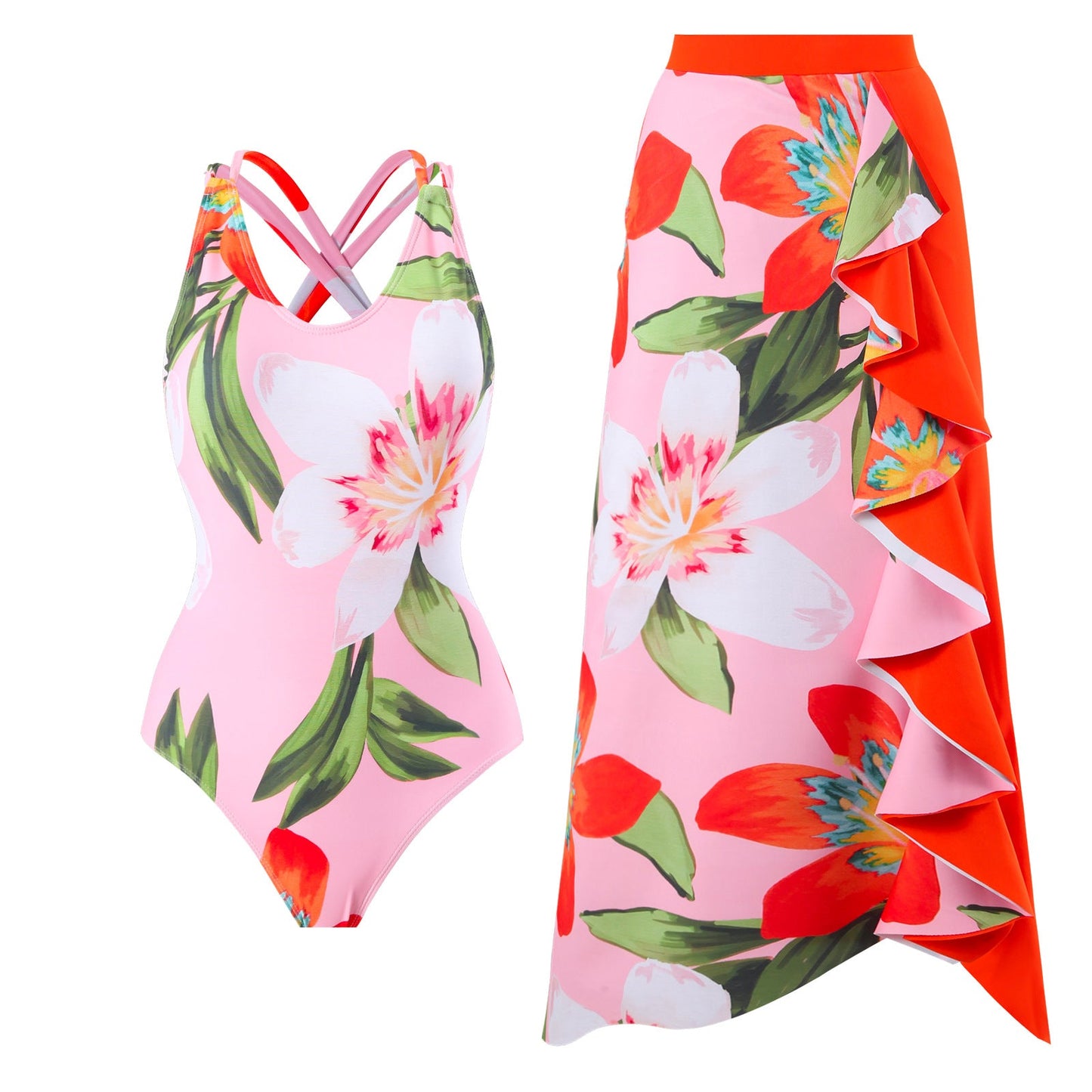 Solid One-Piece Swimsuit