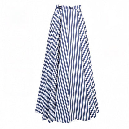 Stripe Print One-Piece Swimsuit