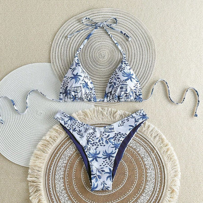 Slit One-Piece Swimsuit