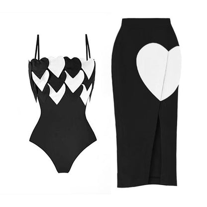 Triangle Belt One-Piece Swimsuit