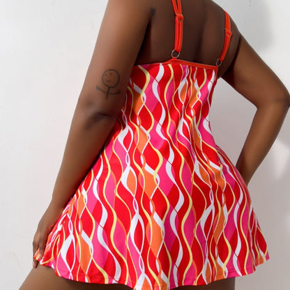Plus Size One-Piece Swimsuit