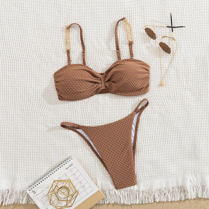 Solid One-Piece Swimsuit