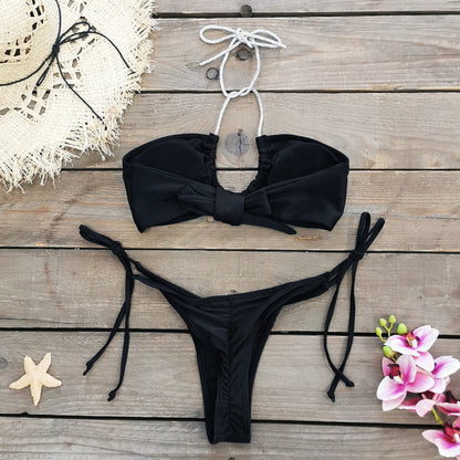 Solid One-Piece Swimsuit