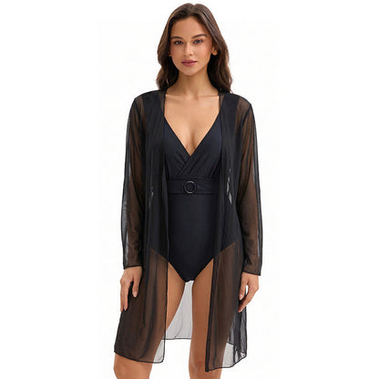 Triangle One-Piece Swimsuit