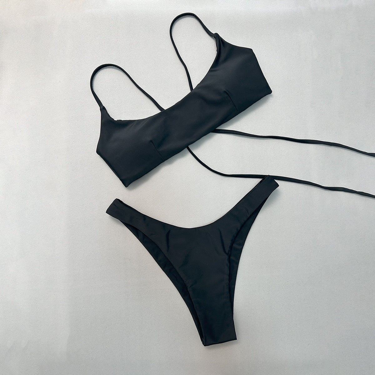 Solid Bikini Set