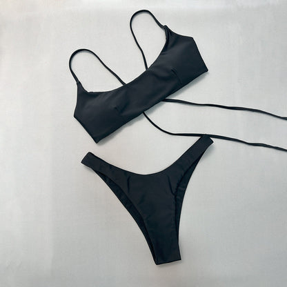 Solid Bikini Set