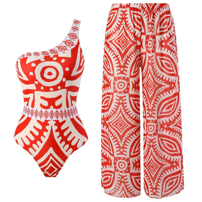 Tummy Control Modest One-Piece Swimsuit