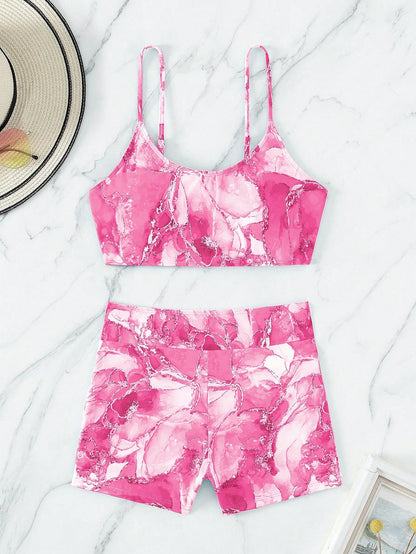 Tie-Dye Bikini Set