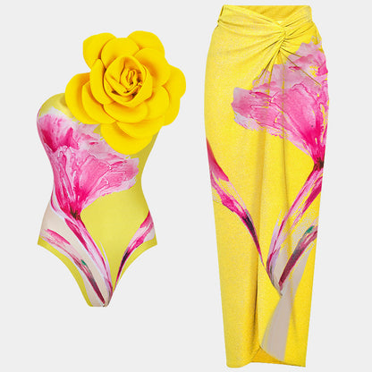 Slim One-Piece Swimsuit