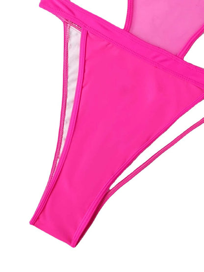 Solid One-Piece Swimsuit