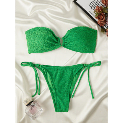 Solid Bikini Set