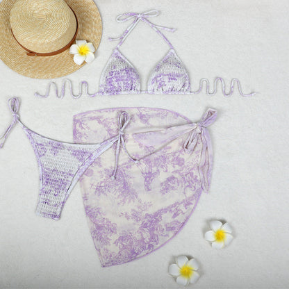Print One-Piece Swimsuit