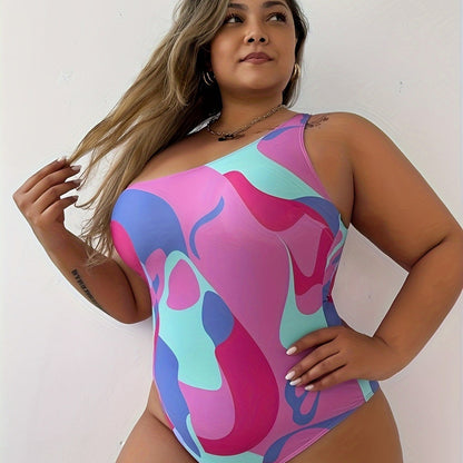 Plus Size One-Piece Swimsuit
