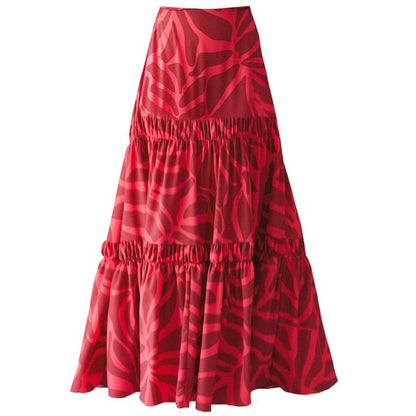 Print Cutout One-Piece Swimsuit