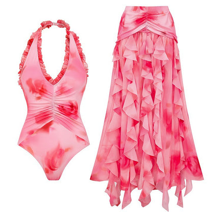 Print Vacation One-Piece Swimsuit