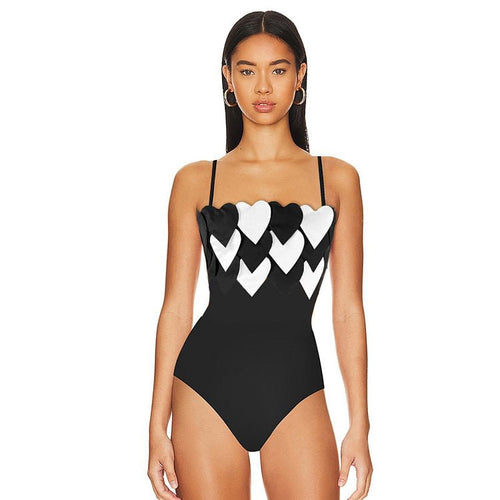 Triangle Belt One-Piece Swimsuit
