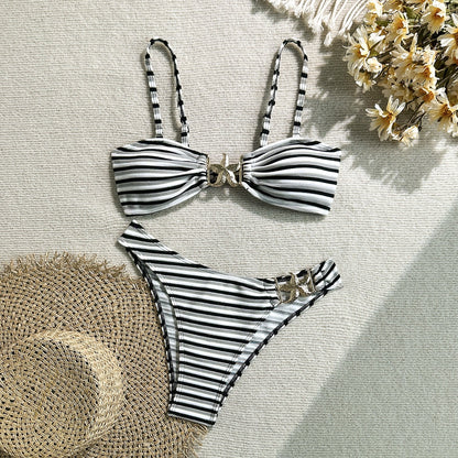 Striped Cover-Up