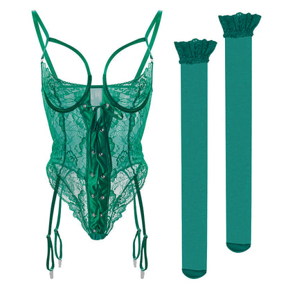 Sheer One-Piece Swimsuit