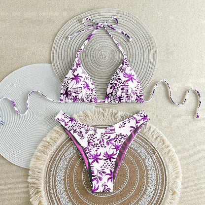 Slit One-Piece Swimsuit