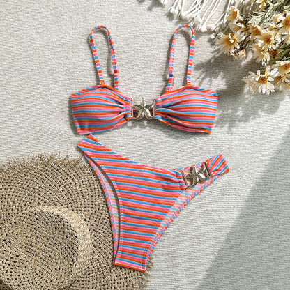 Striped Cover-Up