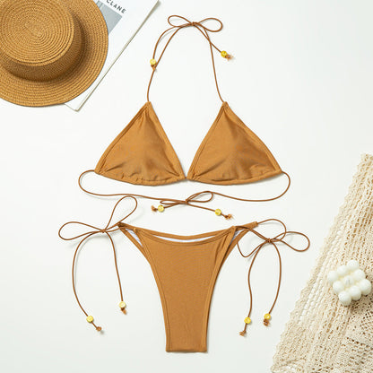 Solid Bikini Set