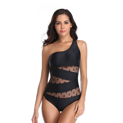 Solid One-Piece Swimsuit