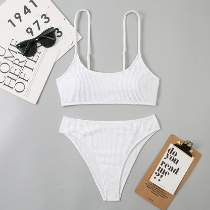 Wave Print Bikini Set
