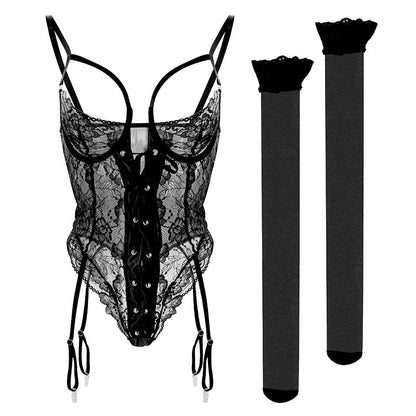 Sheer One-Piece Swimsuit