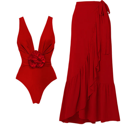 Slim One-Piece Swimsuit