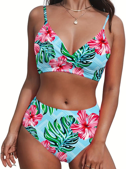 Ruffle Tankini Set