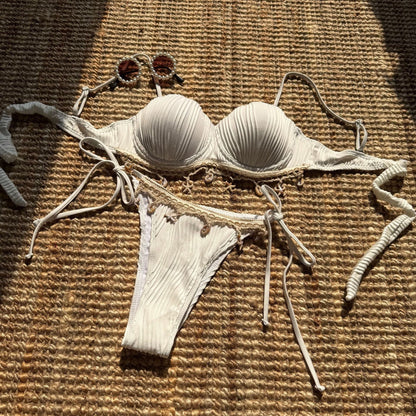 Solid Bikini Set