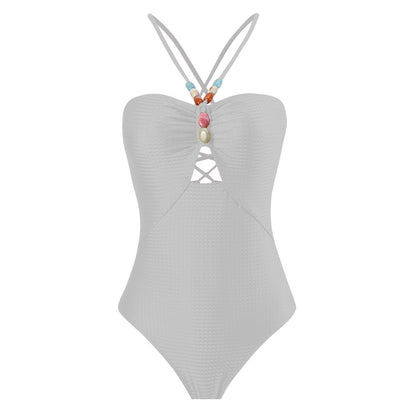 Solid One-Piece Swimsuit