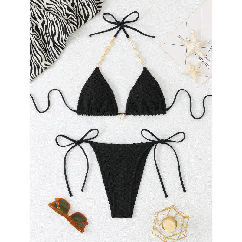 Solid Bikini Set