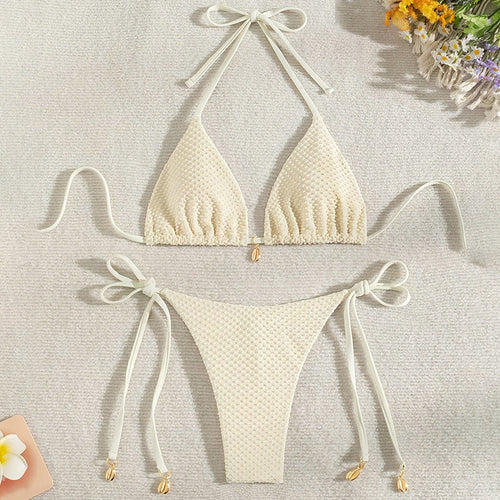 Solid Bikini Set