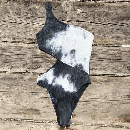 Wrinkle Chambray Bikini Set