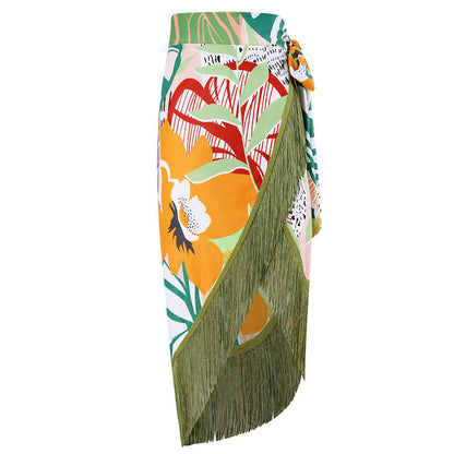 Retro Modest One-Piece Swimsuit
