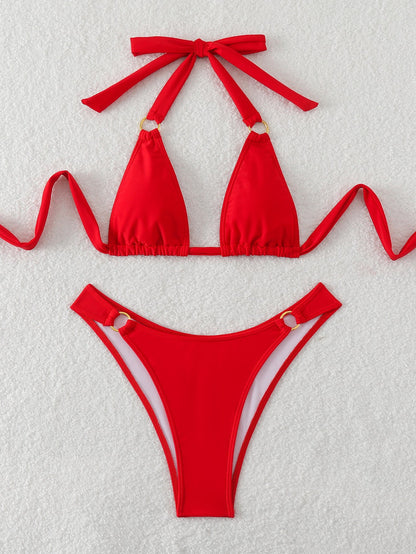 Solid One-Piece Swimsuit