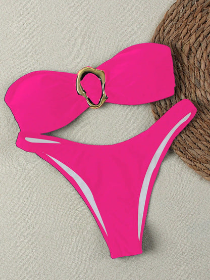 Solid One-Piece Swimsuit