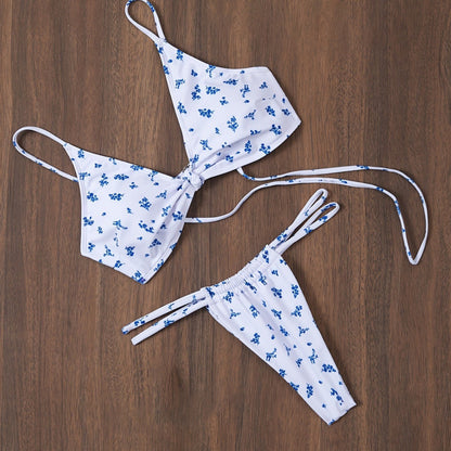 Retro Floral Bikini Set