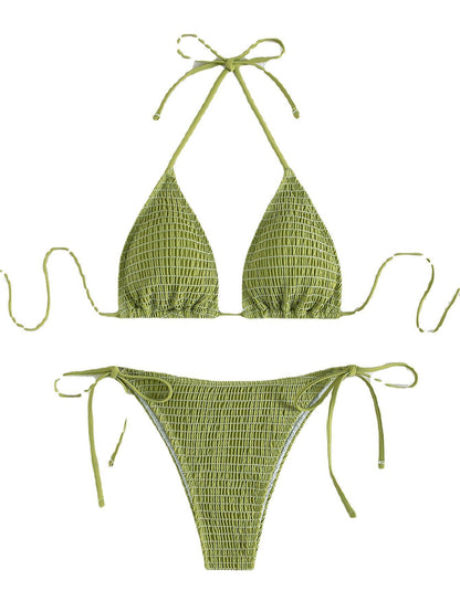 Solid Bikini Set